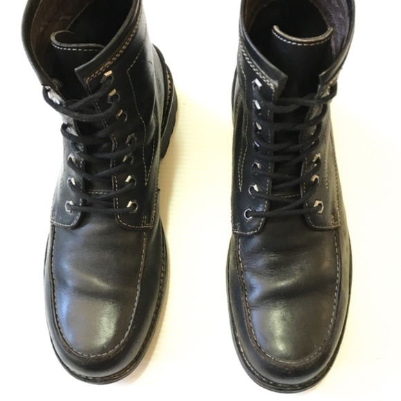 Banana Republic Other - Banana Republic Black Leather Ranger Boots - 10.5